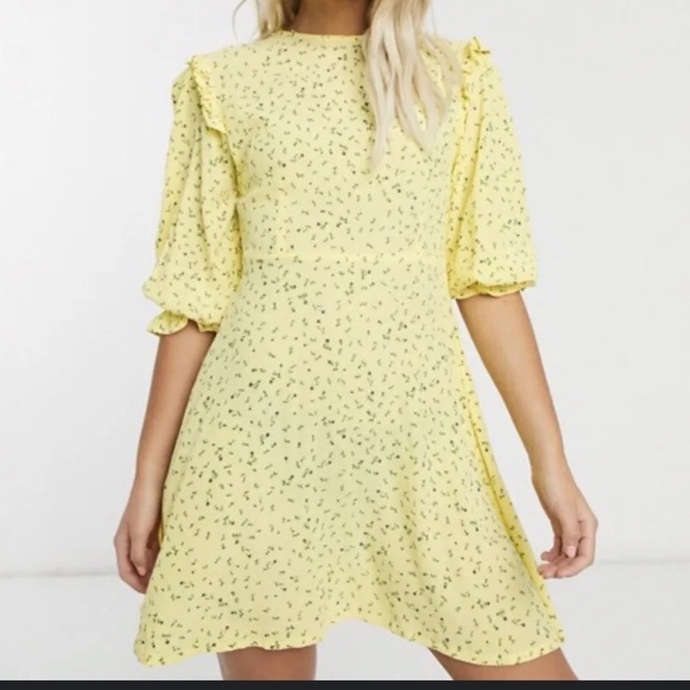 Faithfull The Brand Edwina Mini Dress La Fica Floral Print